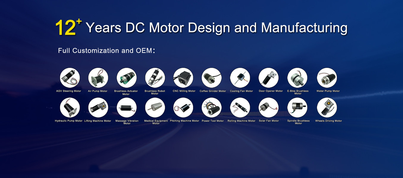 qualité moteur balayé de C.C usine